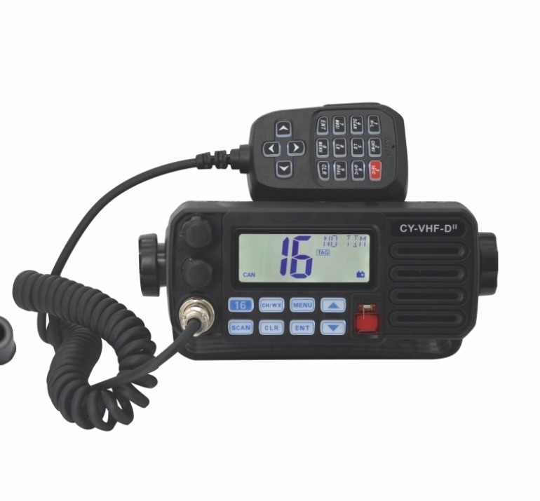 GMDSS VHF 라디오 설치 휴대용 터미널 스타일 156.05-163.2MHz 주파수 범위